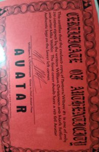 Signed Pandora/Widow  (1997) CoA