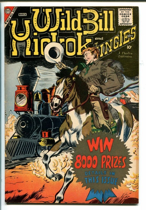 COWBOY WESTERN #71 1959-CHARLTON-GUY MADISON-WILD BILL HICKOK-TV SERIE-vf