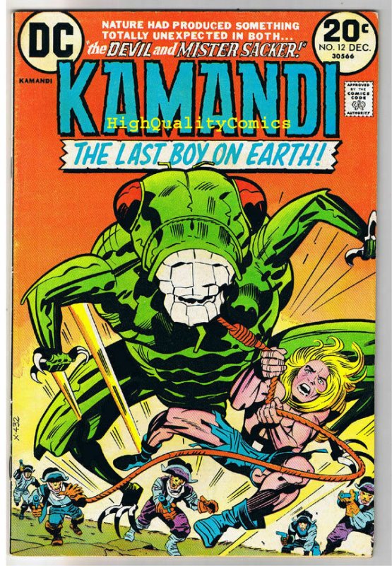 KAMANDI #12, FN, Jack Kirby, Last Boy on Earth, 1972, more JK in store