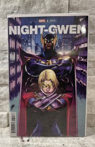 HEROES REBORN NIGHT-GWEN # 1 Variant SPIDER-GWEN NM+ Key 1st Night bird