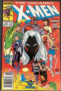 Uncanny X-Men #253 Newsstand Edition (1989, Marvel) VF+