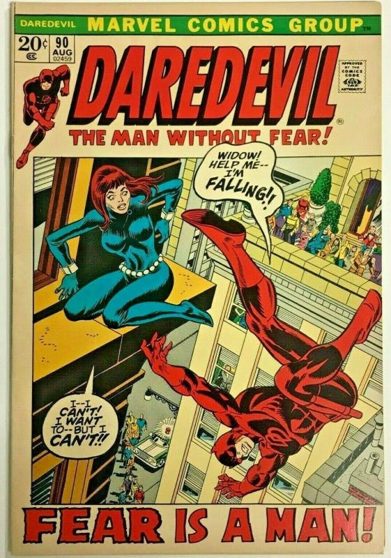 DAREDEVIL#90 FN+ 1972 MARVEL BRONZE AGE COMICS