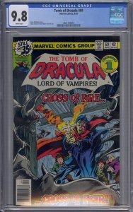 TOMB OF DRACULA #69 CGC 9.8 GENE COLAN WHITE PAGES