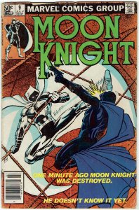 Moon Knight #9 (1980 v1) Bill Sienkiewicz Newsstand GD-