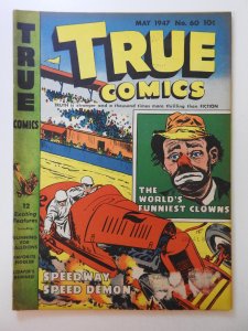 True Comics #60 World's Funniest Clowns! Beautiful VG/Fine Condition!