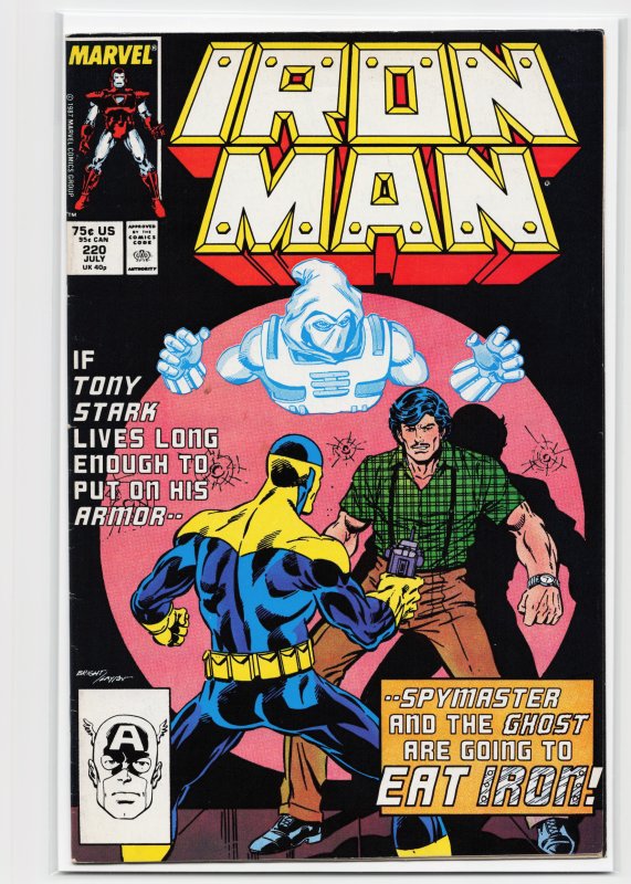 Iron Man #220 (1987) Iron Man