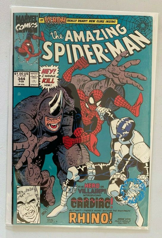 Amazing Spider-Man #344 1st appearance of Cletus Kasady aka Carnage 7.0 (1991) 