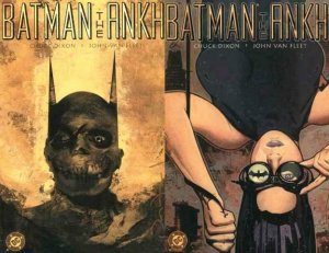 BATMAN THE ANKH (2002) 1-2 Dixon & Van Fleet  COMPLETE! prestige publ at $11.95