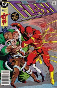 Flash (2nd Series) #48 (Newsstand) VG ; DC | low grade comic William Messner-Loe