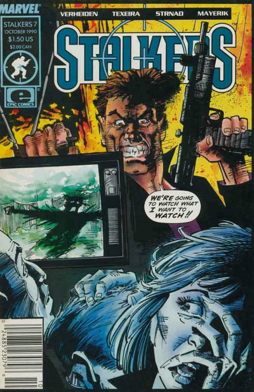 STALKERS #7, VF/NM, Mark Texeira, Epic Comics, 1990  more in store