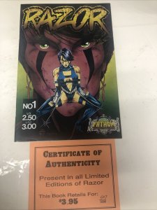 Razor (1992) # 1 Variant • Thomas O’Connor • Signed Everette Hartsoe • London