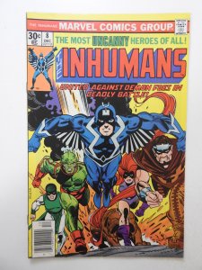 The Inhumans #8 VG Condition! Moisture stain