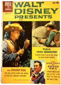 WALT DISNEY PRESENTS 3A (March 1960) GOOD Swamp Fox, John Slaughter, Elfego Baca