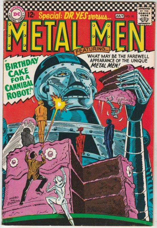 Metal Men #20 (Jun-66) VF+ High-Grade Metal Men (Led, Tina, Tin, Gold, Mercur...