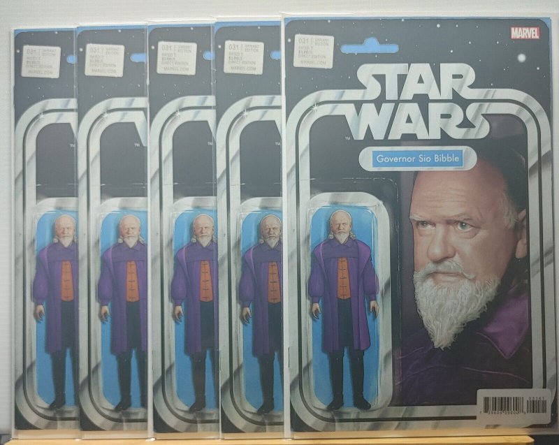 Star Wars #31 John Tyler Christopher Action Figure Variant 5PK (2023) {NM}