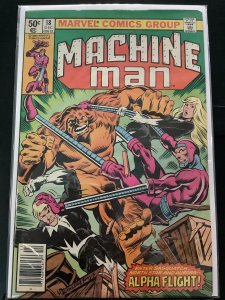 Machine Man #18 Newsstand Edition (1980)