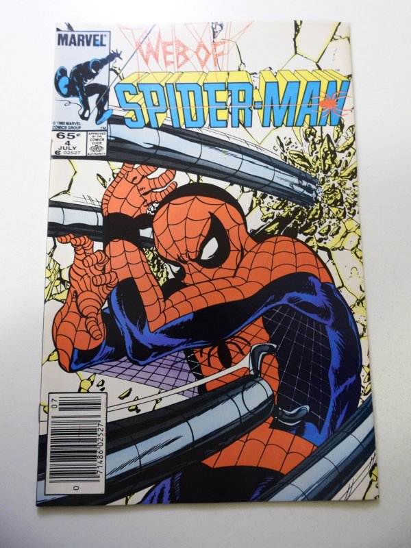 Web of Spider-Man #4 (1985) VF Condition