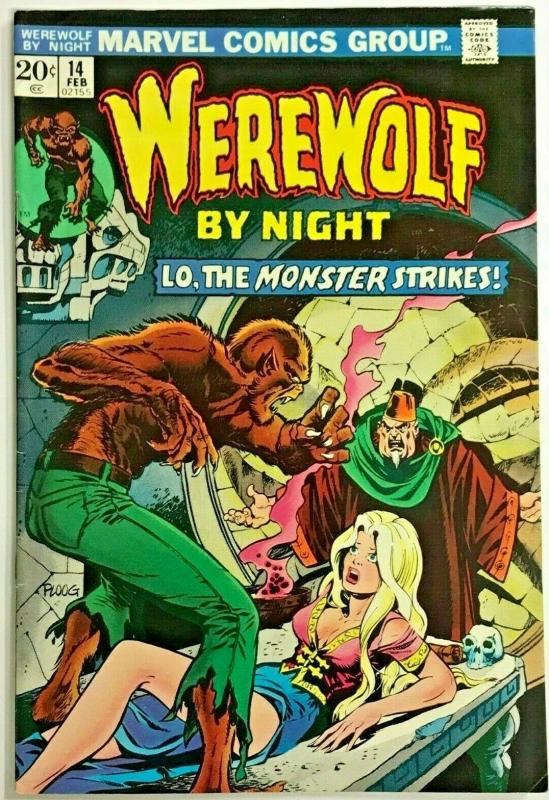 WEREWOLF BY NIGHT#14 FN/VF 1974 MARVEL BRONZE AGE COMICS