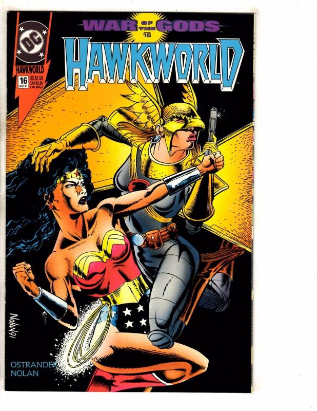 Lot Of 10 Hawkworld DC Comic Books # 11 12 13 14 15 16 17 18 19 20 Hawkman PP5