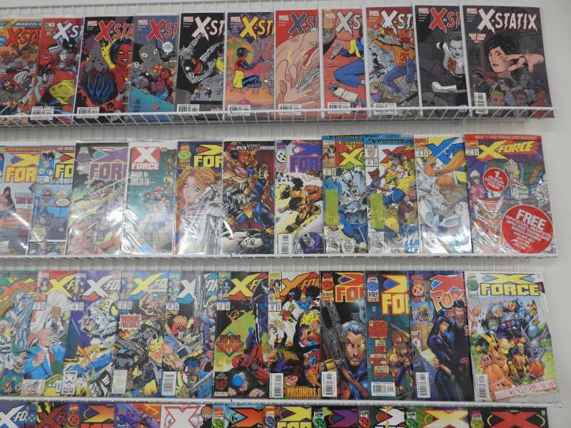 Huge Lot of 170+ Comics W/ X-Force +More! Avg. VF Condition!