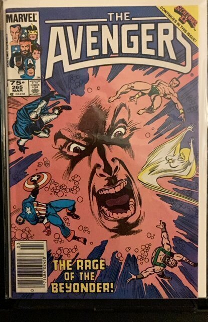The Avengers #265 (1986) Newsstand Edition, Secret War II Tie-in