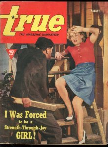 TRUE  PULP-AUG 1940-WEIRD MENACE COVER-COPPERHEAD-KKK FN/VF