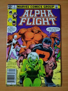 Alpha Flight #2 Newsstand Variant ~ NEAR MINT NM ~ 1983 Marvel Comics