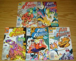 Air Raiders #1-5 FN complete series based on LINE OF TOYS newsstand variants