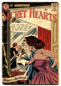 SECRET HEARTS #52 comic book 1959-DC ROMANCE