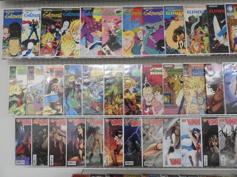 Huge Lot 150+ Comics W/ Vampirella, Deathlok, Fantastic Four+ Avg VF+ Condition!