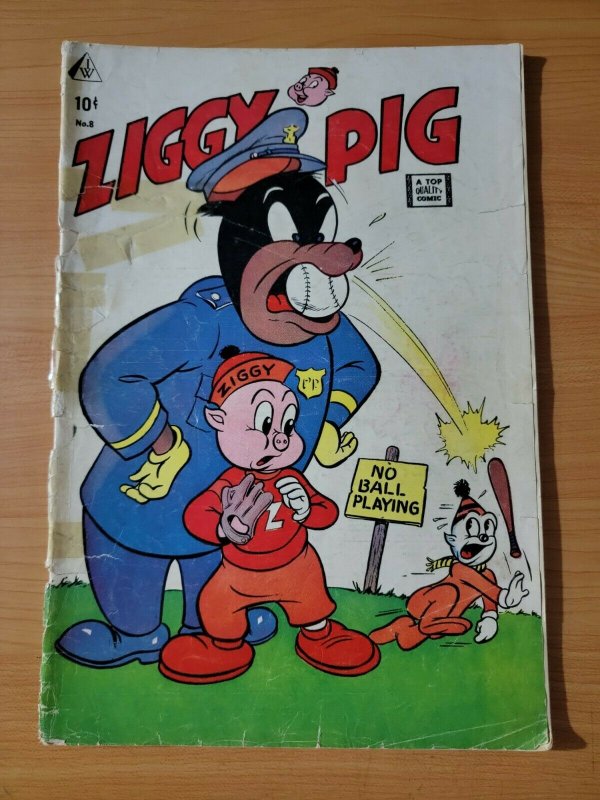 Ziggy Pig #8 ~ GOOD GD ~ 1958 Quality Comics