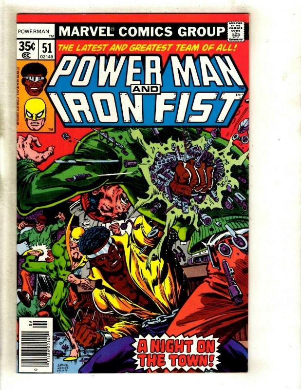 Power Man & Iron Fist # 51 VF/NM Marvel Comic Book Defenders Heroes For Hire GK1