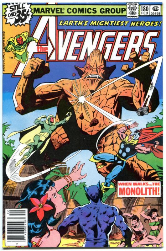 AVENGERS #179 180, VF, VF/NM, Black Panther, Vision, Thor, Vision, Marvel, 1963