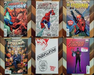 SPIDER-MAN 1st Issues Set of 6 NM Marvel 2021-22 SAVAGE/NON-STOP/BEN REILLY More