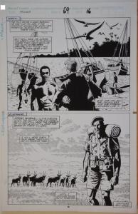 PAUL GULACY / GARY MARTIN original art,MARVEL COMICS PRESENTS #69 pg 16, 11x17