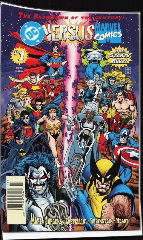 DC Versus Marvel/Marvel Versus DC #1 (1996) Superman