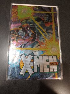 X-Men Alpha and Omega Comic Lot 1995 Marvel Embossed Acetate Chrome Cover MINT