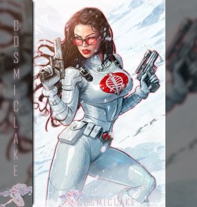 GI JOE A REAL AMERICAN HERO #327 POULAT BARONESS VIRGIN VARIANT ☪
