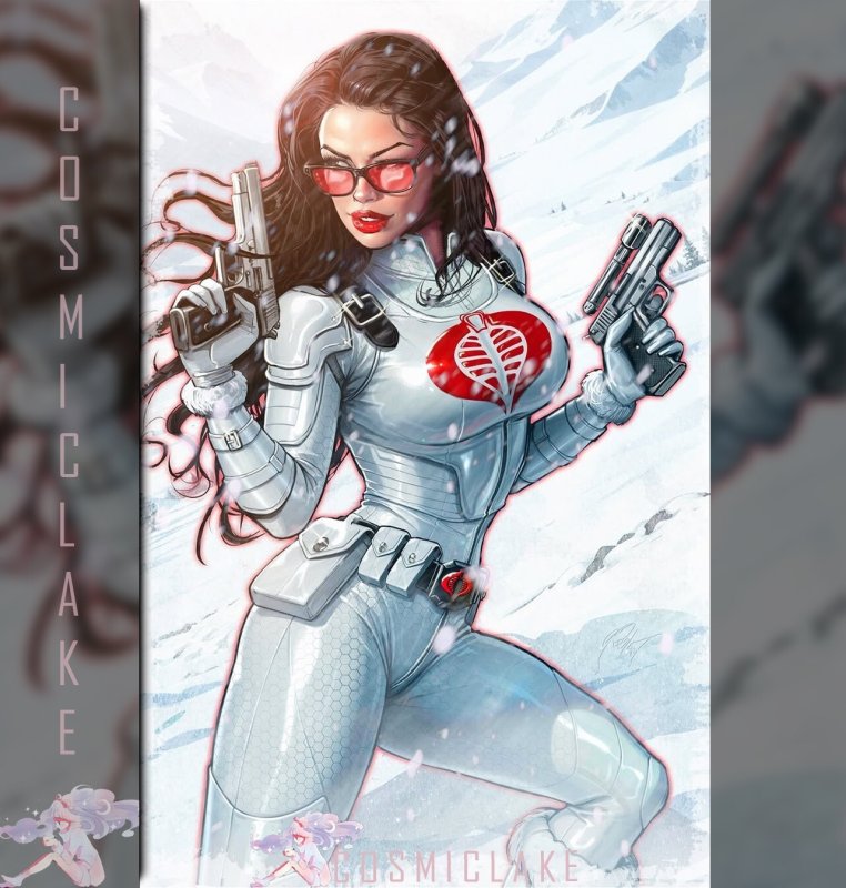 GI JOE A REAL AMERICAN HERO #327 POULAT BARONESS VIRGIN VARIANT ☪