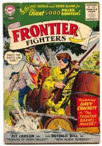 Frontier Fighters #7 1956-DAVY CROCKETT-BUFFALO BILL- vg+