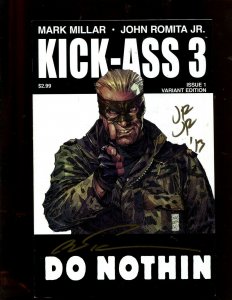 KICK ASS 3 #1 (9.2) SIGNED BY JOHN ROMITA JR!
