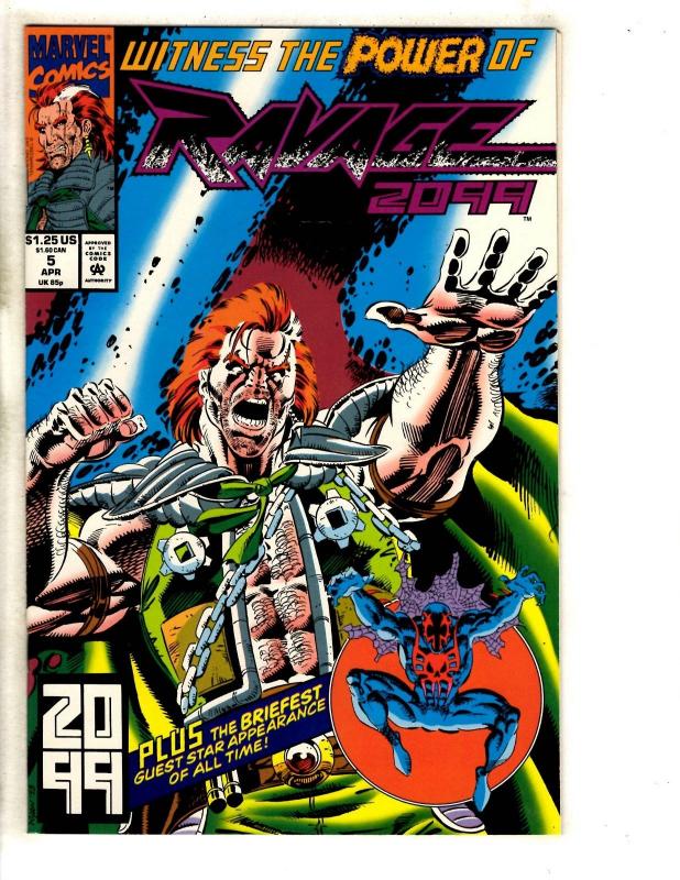 Lot Of 11 Ravage 2099 Marvel Comic Books # 1 2 3 4 5 6 7 (2) 8 9 10 DB11