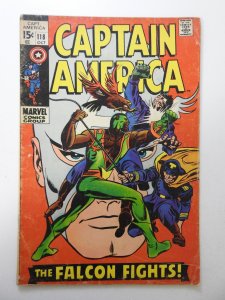 Captain America #118 (1969) VG Condition moisture stain