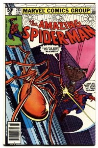 AMAZING SPIDER-MAN #213 comic book-1981-MARVEL