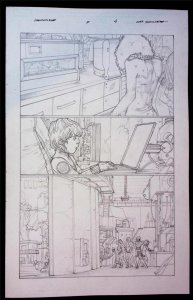 Max Ride First Flight #5  pg 4  Alex Sanchez Pencil  Art James Patterson Maximum