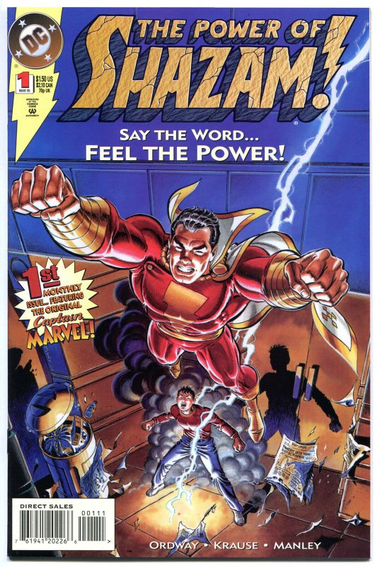 SHAZAM #1 2 3 4, NM+, Captain Marvel,  Lightning bolt, 1995, more in store