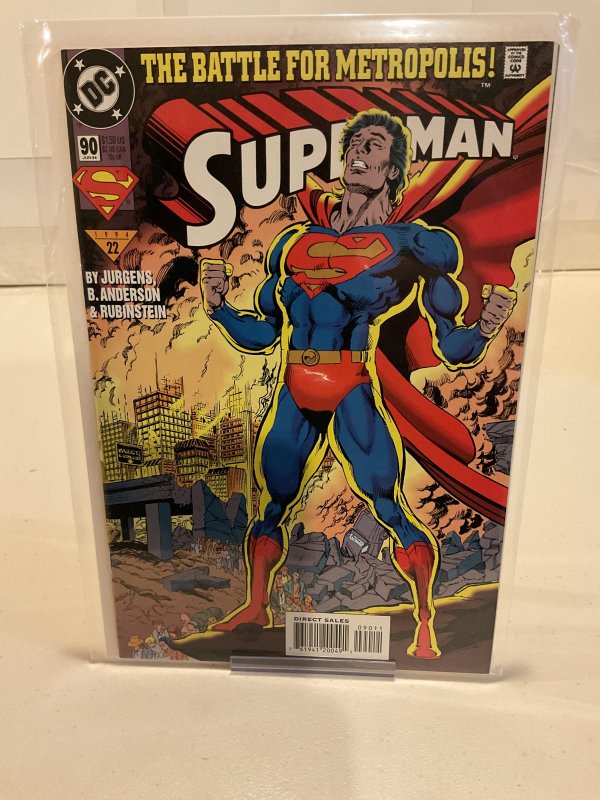 Superman #90  1994  9.0 (our highest grade)