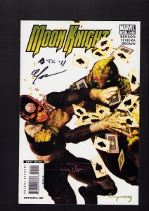 Moon Knight #24 - SIGNED BY ARTHUR SUYDAM & MARK TEXEIRA! (6.5/7.0) 2009