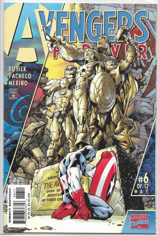 Avengers Forever (1999) #6 of 12 VF Busiek/Pacheco, Captain Marvel, Yellowjacket