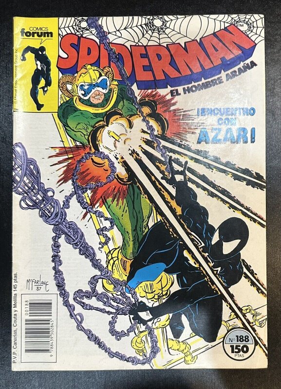 (1988) Spider-Man El Hombre Arana Spain #188 (Amazing Spider-Man #298) McFarlane